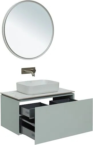 Тумба-умывальник подвесная Allen Brau Infinity 85 папирус 1.21002.PWM+