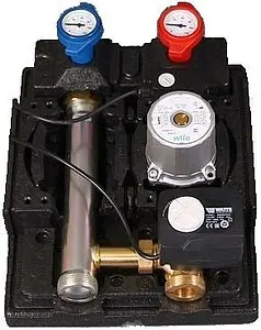 Насосный модуль с 3-х ходовым смесительным клапаном и сервоприводом 1½&quot;н х 1&quot;в WATTS HKM25 10026633 с насосом Wilo Star RS 25/6 180, 1