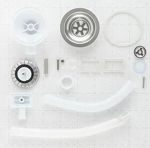 Выпуск с корзиной для мойки с универсальным переливом Wirquin хром 30987086 Выпуск с корзиной для мойки с универсальным переливом Wirquin хром 30987086, 5