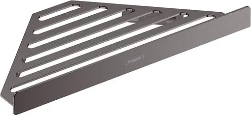 Полка Hansgrohe AddStoris шлифованный чёрный хром 41741340