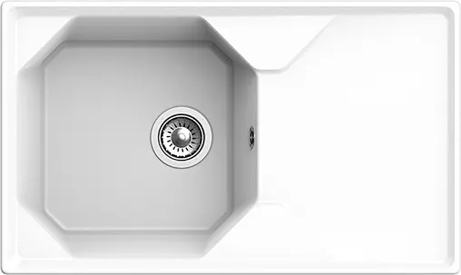 Мойка кухонная GranFest Unique U-840L иней