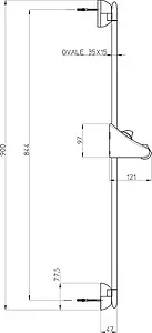 Душевая стойка Bossini Ermes хром D89001.030 Душевая стойка Bossini Ermes хром D89001.030, 3