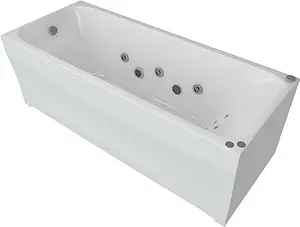 Ванна акриловая с гидромассажем Aquatek Альфа 170 L с фронтальной панелью с каркасом (разборный), с гидромассажем (пневмоуправление) ALF170-0000007, 4