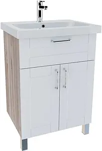 Тумба-умывальник напольная IDDIS New Sena 60 белый/дерево NSE60W2i95K Тумба-умывальник напольная IDDIS New Sena 60 белый/дерево NSE60W2i95K, 1