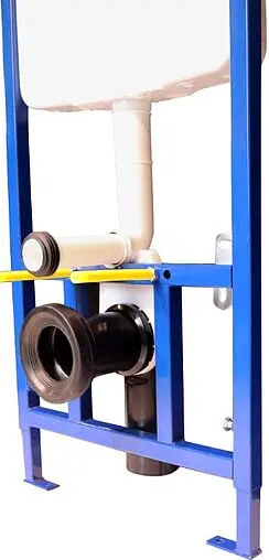 Инсталляция для подвесного унитаза Set 4 в 1 beWash BW74 K500RZVP0300PK000000 с кнопкой хром глянцевый