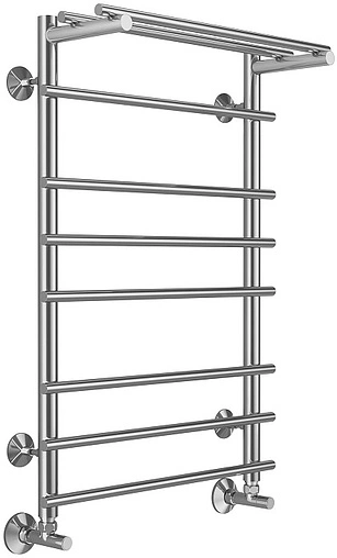Полотенцесушитель водяной лесенка Terminus Ватра с/п П8 500х800 полированная сталь 4670078529503
