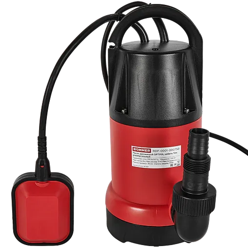 Насос дренажный Q=13м³/ч H=8м Rommer OPTIMA RDP-0001-000750