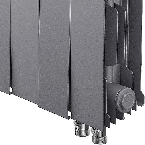 Радиатор биметаллический 20 секций нижнее правое подключение Royal Thermo PianoForte VD 300 Silver Satin RTPSSVDR20020 Радиатор биметаллический 20 секций нижнее правое подключение Royal Thermo PianoForte VD 300 Silver Satin RTPSSVDR20020