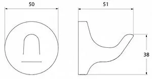 Крючок IDDIS Mirro хром MIRMB10i41 Крючок IDDIS Mirro хром MIRMB10i41, 2