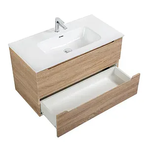 Тумба-умывальник подвесная BelBagno ETNA 90 Rovere Bianco ETNA-900-2C-SO-WO-P+ Тумба-умывальник подвесная BelBagno ETNA 90 Rovere Bianco ETNA-900-2C-SO-WO-P+, 4