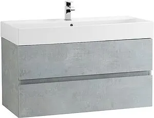 Тумба под умывальник подвесная Cezares Molveno 46 80 Beton MOLVENO 46-80-2C-SO-BET Тумба под умывальник подвесная Cezares Molveno 46 80 Beton MOLVENO 46-80-2C-SO-BET, 3