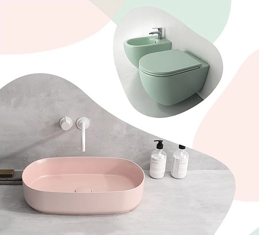 Раковина ISVEA Infinity 55 лососевый 10NF65055-2S