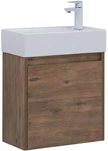 Тумба-умывальник подвесная Aquanet Nova Lite 50 дуб рустикальный 00298855+7045-KL Тумба-умывальник подвесная Aquanet Nova Lite 50 дуб рустикальный 00298855+7045-KL, 1