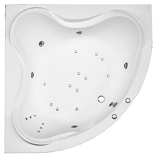 Ванна акриловая Aquanet Flores 150x150 00203933