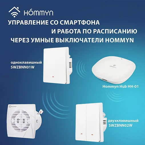 Вентилятор вытяжной Electrolux ECO EAFE-100 белый