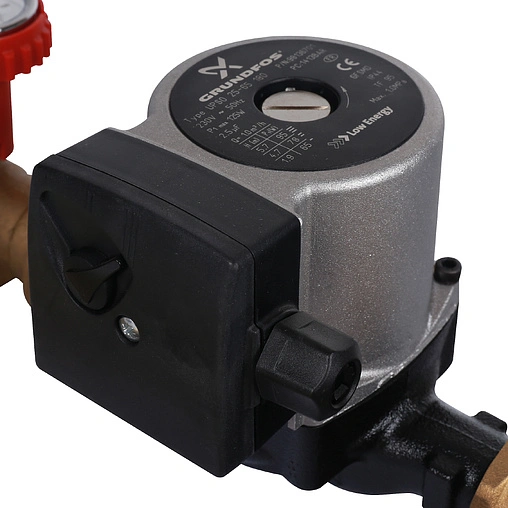 Насосный модуль для твердотопливных котлов 1&quot;в х 1½&quot;н Stout SDG-0014-002502 с насосом Grundfos UPSO 25-65 180