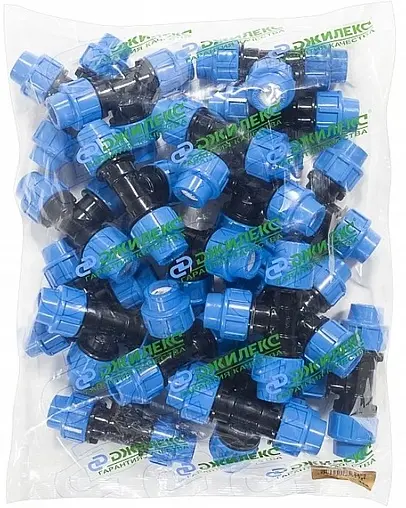 Тройник компрессионный соединительный 20мм x 20мм x 20мм Джилекс 9320