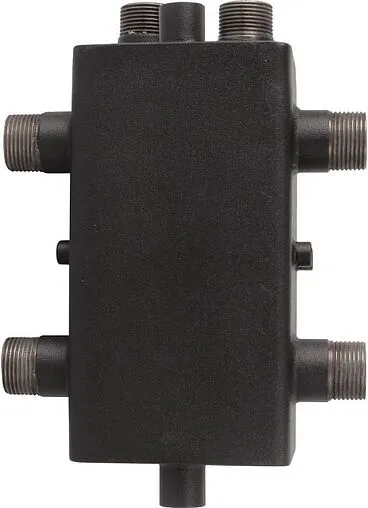 Распределительный коллектор 2 контура с гидрострелкой 1&quot;н x 1&quot;н Rommer RDG-0018-004002