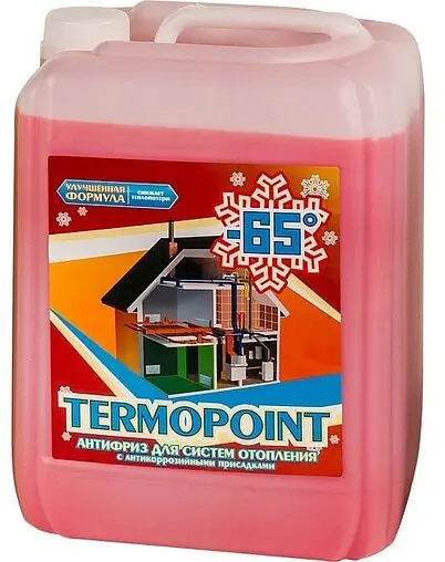 Теплоноситель (Антифриз) этиленгликоль Termopoint -65 30кг