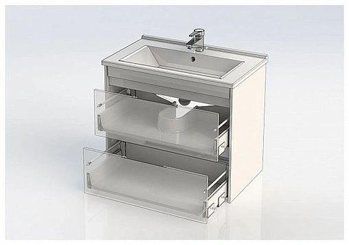 Тумба под умывальник Aquanet Тулон 75 белый 00183395