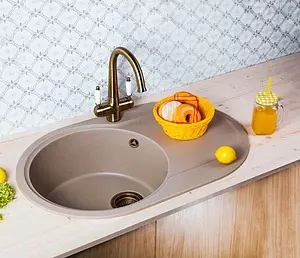 Мойка кухонная Omoikiri Manmaru 78-GR leningrad grey 4993360, 4