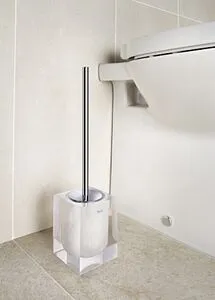 Ёршик для унитаза Roca Ice хром/белый 816863009, 3