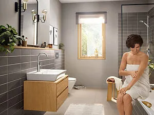 Смеситель для раковины Hansgrohe Rebris E 210 хром 72576000 Смеситель для раковины Hansgrohe Rebris E 210 хром 72576000, 3