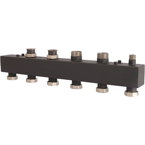 Коллектор распределительный 4 контура 1½&quot;н x 1½&quot;нг Rommer Compact RDG-0017-004034