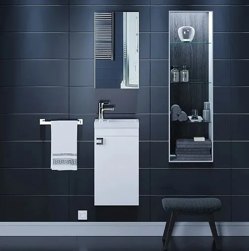 Тумба-умывальник подвесная Uperwood UPD Vizo 40 белый 291020251