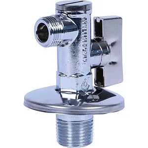 Кран шаровый угловой с фильтром ½&quot;н x ⅜&quot;н Bugatti Minnesota 08710004, 1