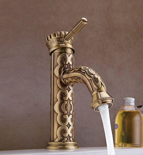 Смеситель для раковины Lemark Jasmine бронза LM6606B