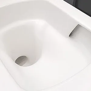 Унитаз подвесной безободковый Kludi Resa D белый 24WCW0243 Унитаз подвесной безободковый Kludi Resa D белый 24WCW0243, 5