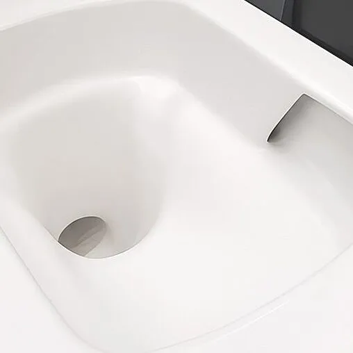 Унитаз подвесной безободковый Kludi Resa D белый 24WCW0243