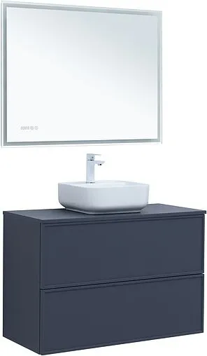 Тумба-умывальник Aquanet Арт 100 маренго 00313267+00318926