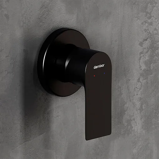 Смеситель для душа скрытого монтажа Damixa Apollo чёрный матовый 477500300 Смеситель для душа скрытого монтажа Damixa Apollo чёрный матовый 477500300
