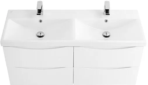 Тумба-умывальник подвесная BelBagno MARINO-CER 120 Bianco Lucido MARINO-CER-1200-4C-SO-2-BL-P+BB-0325-120-2-LVB