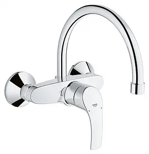 Смеситель для кухни настенный Grohe Eurosmart хром 32482002 Смеситель для кухни настенный Grohe Eurosmart хром 32482002, 1