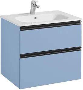 Тумба-умывальник подвесная Roca Domi 60 небесный синий ZRU9307870+ Тумба-умывальник подвесная Roca Domi 60 небесный синий ZRU9307870+, 1