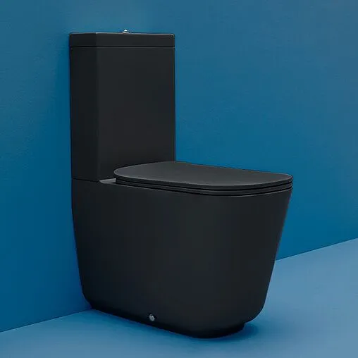 Унитаз-компакт Kerasan Tribeca черный матовый 511731+378131+750990