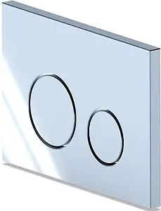 Клавиша смыва для унитаза Ани Пласт WP1310 хром глянцевый Клавиша смыва для унитаза Ани Пласт WP1310 хром глянцевый, 1