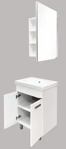 Тумба-умывальник напольная Comforty Чезана 60 белый 00003120091CF