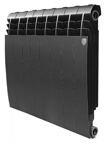 Радиатор биметаллический 8 секций Royal Thermo BiLiner 500 Noir Sable RTBNS50008