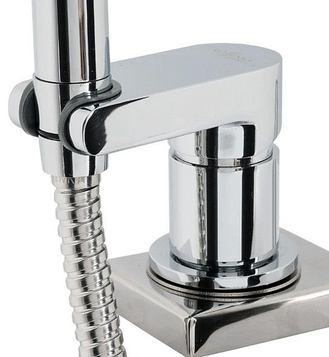 Гигиенический душ со смесителем Rossinka хром X25-56