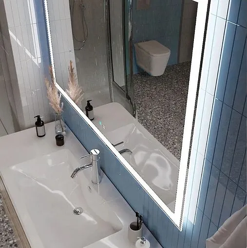 Зеркало с подсветкой BelBagno 120x80 голосовое управление, подогрев SPC-GRT-1200-800-LED-TCH-SND