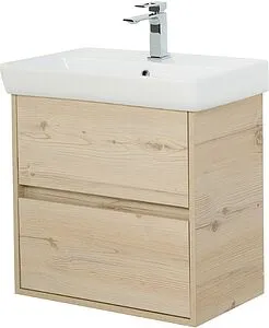 Тумба-умывальник подвесная BelBagno NEON 50 Pino Bianco NEON-500-2C-SO-PB+19050, 3