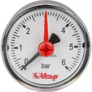 Манометр аксиальный Itap 50мм 6 бар ¼&quot; 483B014R, 1