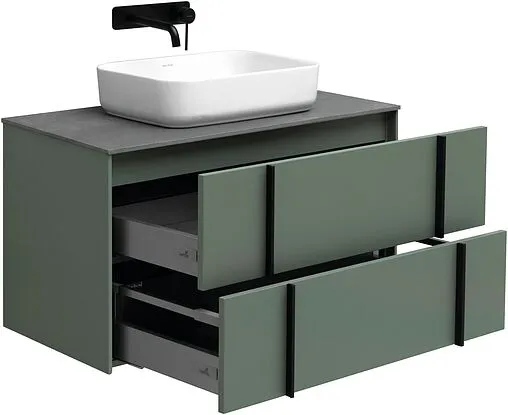 Тумба-умывальник подвесной Allen Brau Reality 90 олива 1.32006.CGM+