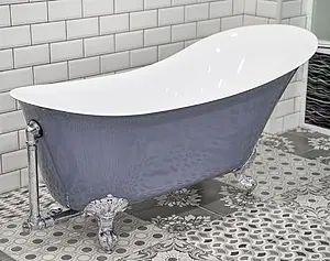 Ванна акриловая отдельностоящая Radomir Конкорд 160х70 хром 1-01-2-0-1-142, 4