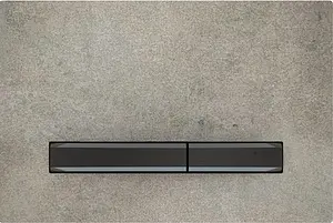 Клавиша смыва для унитаза Geberit Sigma 50 115.671.JV.2 кнопки/черный глянцевый, рамка/бетон Клавиша смыва для унитаза Geberit Sigma 50 115.671.JV.2 кнопки/черный глянцевый, рамка/бетон, 1