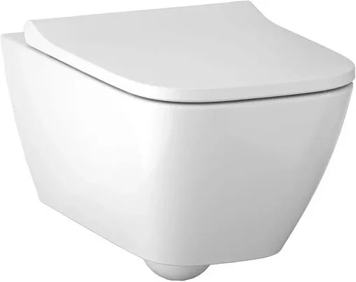 Унитаз подвесной безободковый Geberit Smyle Square Rimfree белый 500.683.01.2